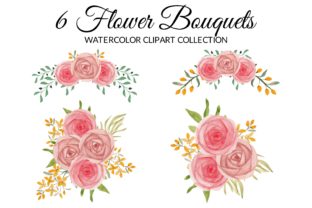Elevating Creative Projects with the Pink Rose Floral Watercolor Clipart Set