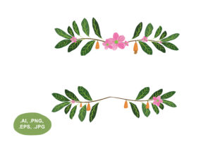 Evaluating the Botanical Orange and Pink Floral Border for Design Projects