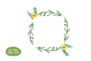 Evaluating the Botanical Yellow Floral Square Frame for Design Projects