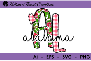 Floral Alabama with Camellia Design Assets