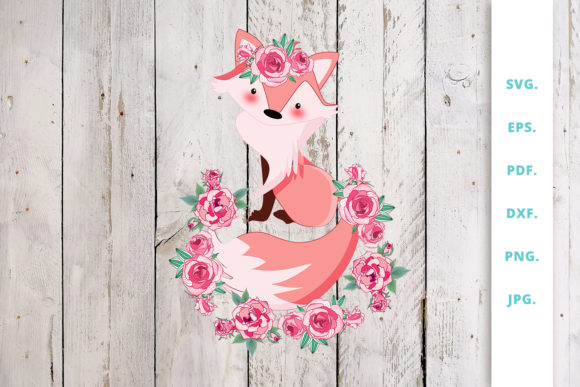 Floral Fox: A Versatile Design Asset for Creative Projects