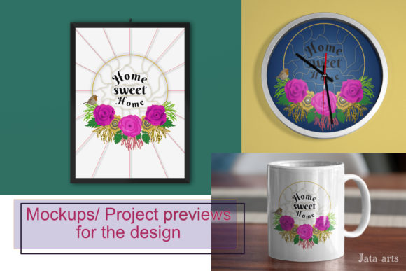 Floral Home Sweet Home: Vector Wreath Design Guide