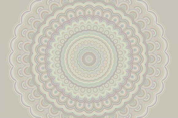 Floral Mandala Background: Elevating Design with Abstract Bohemian Symmetry