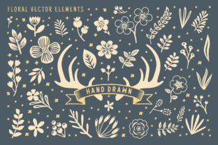 Hand Drawn Floral Vector Elements: A Versatile Tool for Design and Creativity